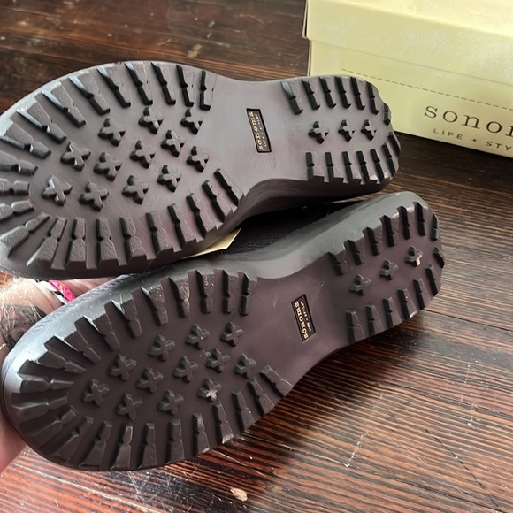 NIB Sonoma Fae Brown Wide Women’s Loafers Leather Size 10 - Picture 3 of 4